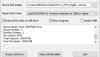 Bootable USB Creator screenshot