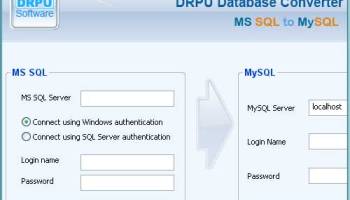 Database Conversion Software screenshot
