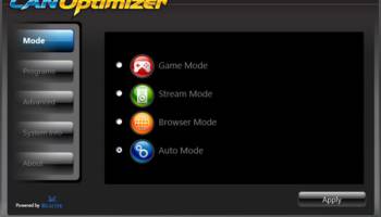 GIGABYTE LAN Optimizer screenshot