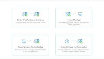 Syncios WhatsApp Transfer screenshot