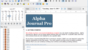 Alpha Journal Pro screenshot