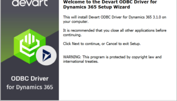 Dynamics 365 ODBC Driver by Devart screenshot