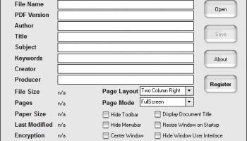 PDF Layout screenshot