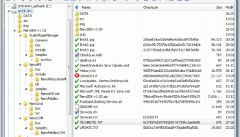 Portable EF CheckSum Manager screenshot