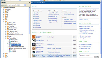 OrangeCD Record Catalog screenshot