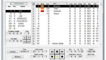 Sweet Sixteen MIDI Sequencer Portable screenshot