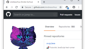 Notifier for GitHub for Chrome screenshot