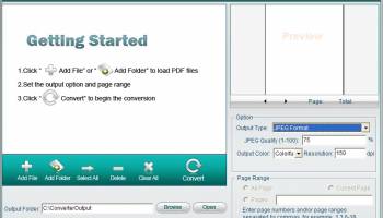 Tipard PDF to Image Converter screenshot