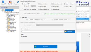 eSoftTools Outlook PST Recovery Software screenshot