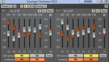 Voxengo Overtone GEQ x64 screenshot
