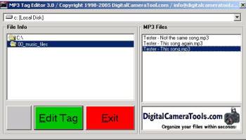 MP3 Tag Editor screenshot