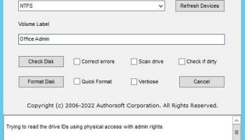USB Disk Storage Format Tool screenshot