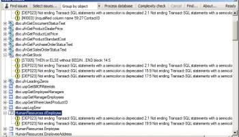 SqlCodeGuard screenshot