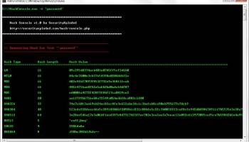 Hash Console screenshot