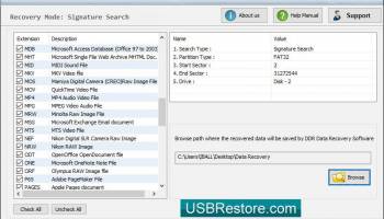 Mobile Phone Restore Software screenshot
