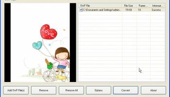 SWF to GIF Movie Converter screenshot