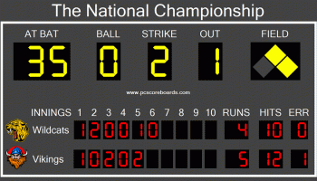 Baseball Scoreboard Pro screenshot