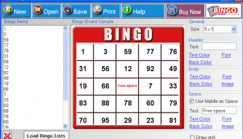 The Bingo Maker screenshot