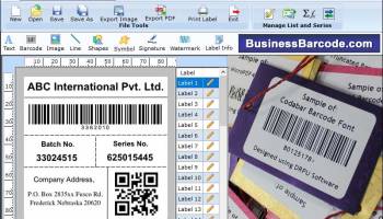Warehouse Business Barcode Software screenshot