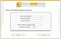 MySQL Report Maker screenshot