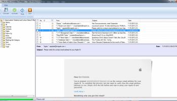 EML to NSF screenshot