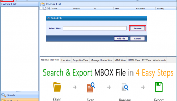 MBOX to PDF Converter Free screenshot