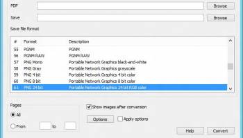 PDF to Image Converter screenshot