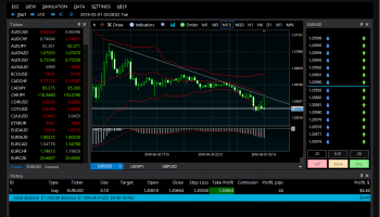 Forex Simulator screenshot