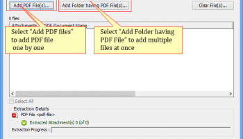 Software4Help PDF Attachment Extractor screenshot