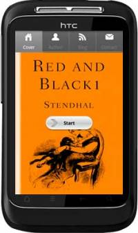 APPMK- Free Android book App Red and Black screenshot