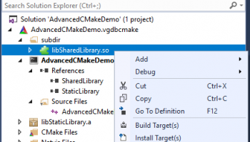VisualGDB screenshot