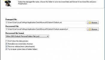 Inbox Repair Tool for PST screenshot