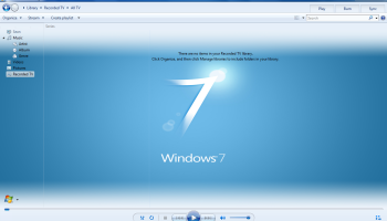 WMP12 - BLUE Theme X64 screenshot