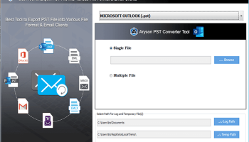 Aryson PST Migration Tool screenshot