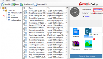 MailsDaddy Free MBOX Viewer screenshot