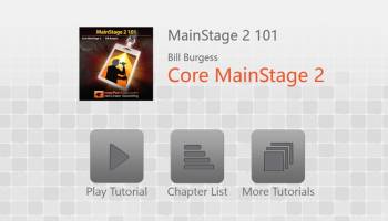 MainStage 2 101 - Core MainStage screenshot