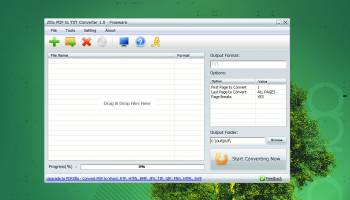 Zilla PDF to TXT Converter screenshot