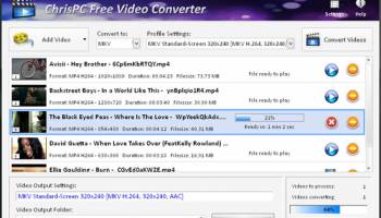 ChrisPC Free Video Converter screenshot