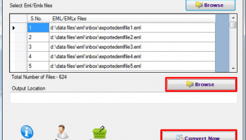 EML to MSG Migration screenshot