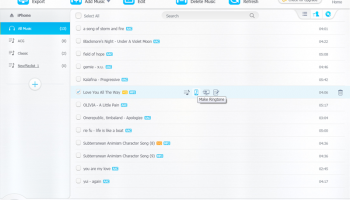 DearMob iPhone Music Manager screenshot