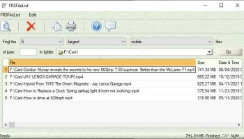 FRSFileList screenshot