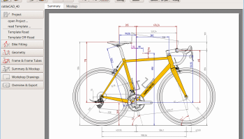 rattleCAD screenshot
