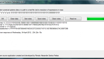 Numerical Systems Calculator Portable screenshot
