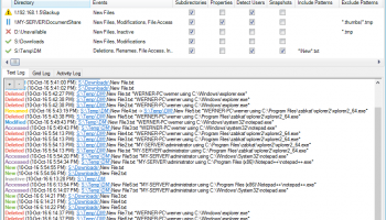 Directory Monitor Portable screenshot