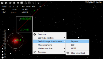 Hallo northern sky screenshot