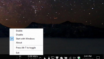 TouchDisable screenshot