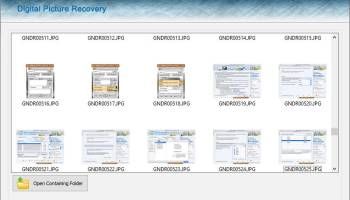 Digital Pictures Recovery Software screenshot