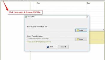vMail NSF to PST Converter screenshot