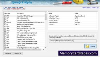 Professional Data Repair Software screenshot