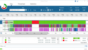 ManicTime screenshot